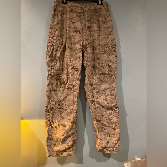 Men’s Army surplus cargo camouflage pants - Picture 1 of 4